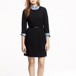 J. Crew black Teddie dress size 0